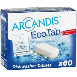 Mosogatógép tabletta 60 db/doboz foszfátmentes ARCANDIS® EcoTab Kiehl
