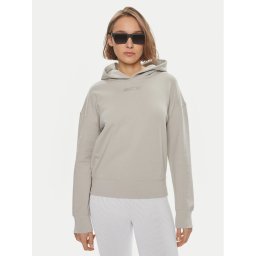 Calvin Klein Pulóver Micro Logo K20K206631 Bézs Relaxed Fit