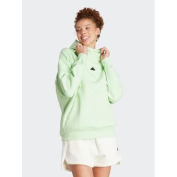 adidas Pulóver Z.N.E. IS3905 Zöld Loose Fit