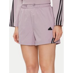 adidas Sport rövidnadrág Future Icons 3-Stripes IS3615 Lila Relaxed Fit