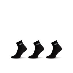 Vans 3 pár női bokazokni Classic Half Crew Sock VN00073EBLK1 Fekete