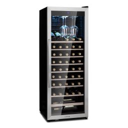 Klarstein Vinamour 46 Uno, borhűtő, 155 liter, 46 palack, 4-18 °C, 1 zóna,rozsdamentes acél (HEA3-Vinamour-46-uno)
