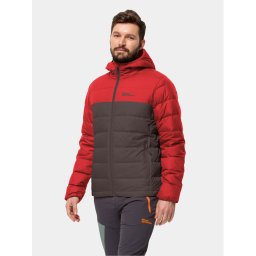Jack Wolfskin Pehelykabát Ather Down Hoody 1207671 Piros Regular Fit