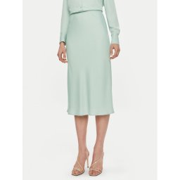 Calvin Klein Midi szoknya Bias K20K203514 Zöld Regular Fit