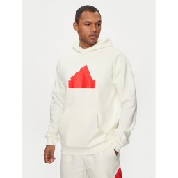 adidas Pulóver Future Icons Badge of Sport IR9184 Fehér Regular Fit