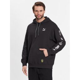Puma Pulóver STAPLE 539825 Fekete Relaxed Fit