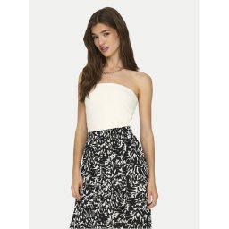 ONLY Felső Lea 15302781 Fehér Regular Fit