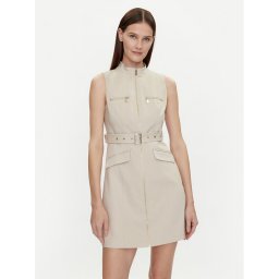 Morgan Hétköznapi ruha 241-ROMEA Bézs Slim Fit