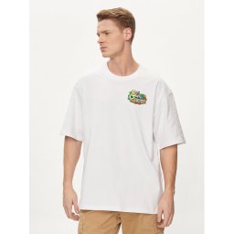 Vans Póló Pray For Waves Loose Ss VN000JK3 Fehér Regular Fit