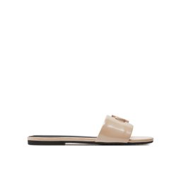 Calvin Klein Jeans Papucs Flat Sandal Slide Mg Met YW0YW01348 Rózsaszín