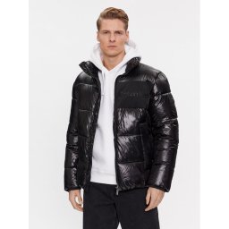 Calvin Klein Átmeneti kabát Glossy K10K112739 Fekete Regular Fit