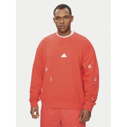 adidas Pulóver Embroidered IS2037 Piros Loose Fit