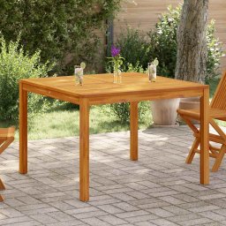 vidaXL tömör akácfa kerti étkezőasztal 110 x 110 x 75 cm
