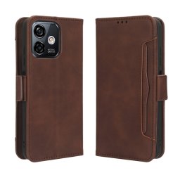 SLOT pénztárca tok Ulefone Note 16 Pro barna