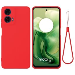 RUBBER Motorola Moto G04 / G24 / G24 Power red védőburkolat