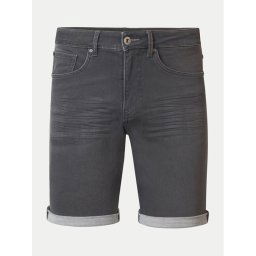 Petrol Industries Farmer rövidnadrág M-1040-SHO001 Szürke Slim Fit