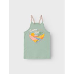 NAME IT Felső Hetara 13229258 Zöld Regular Fit