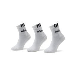 adidas 3 pár uniszex hosszú szárú zokni HT3437 Fehér