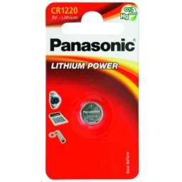 PANASONIC lítium elem (gombos) CR-1220EL / 1B 3V (bliszter 1db)