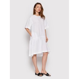 Cappellini Hétköznapi ruha M02305T0 01617 Fehér Relaxed Fit