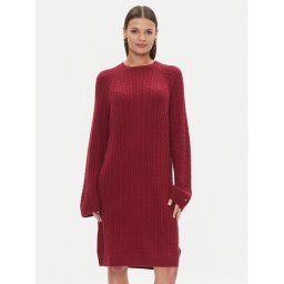 Tommy Hilfiger Kötött ruha WW0WW39927 Piros Relaxed Fit