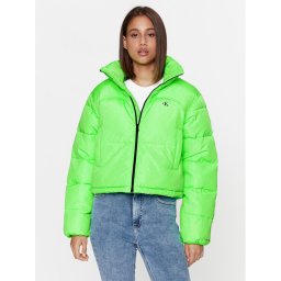 Calvin Klein Jeans Pehelykabát J20J222340 Zöld Regular Fit