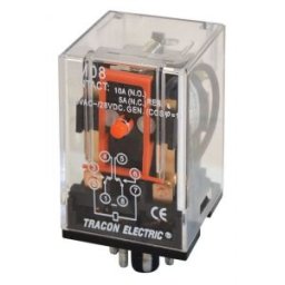 Ipari relé 48V DC / 2×CO, (3A, 230V AC / 28V DC)