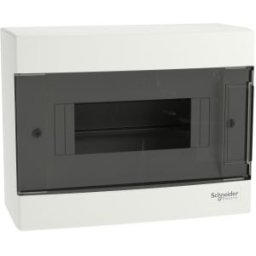 EASY9 EU Kiselosztó, füstszínű ajtó, falon kívüli, 1x8 modul, PEN EZ9EUC108