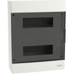 EASY9 EU Kiselosztó, füstszínű ajtó, falon kívüli, 2x12 modul, PEN EZ9EUC212