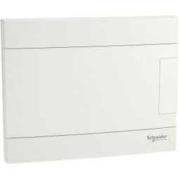 EASY9 EU Kiselosztó, teli ajtó, süllyesztett, 1x8 modul, PEN EZ9EUB108