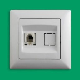 VISAGE Rj11 telekommunikációs aljzat Rj11 IP20 Fehér