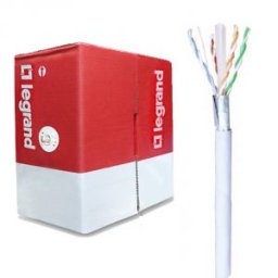 LEGRAND 632726 fali kábel réz Cat6 árnyékolt F/UTP 4 érpár AWG24 PVC 250 MHz