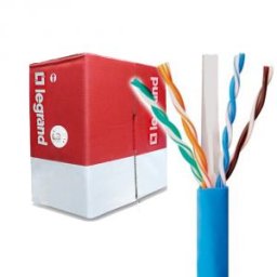 LEGRAND fali kábel réz Cat.6 árnyékolatlan (U/UTP) 4 érpár (AWG23) LSZH kék LCS3