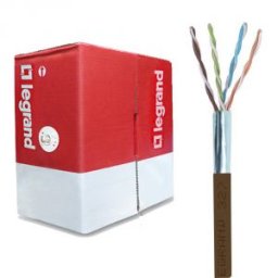 LEGRAND fali kábel réz Cat5e árnyékolt (F/UTP) 4 érpár (AWG24) PVC bézs 305m-kartondoboz Linkeo