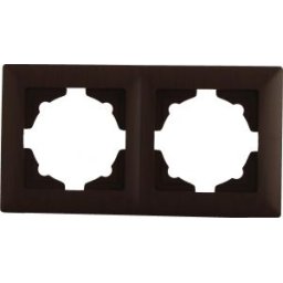 VISAGE Kettes keret Vízszintes IP20 Wenge