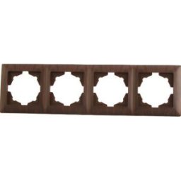 VISAGE Négyes keret Vízszintes IP20 Wenge