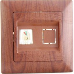 VISAGE Rj11 telekommunikációs aljzat Rj11 IP20 Wenge