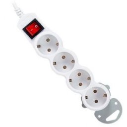 Kapcsolós hosszabbító 4-es 3 m - 3x1.5 mm2 161.242-D3