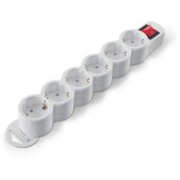 Kapcsolós hosszabbító 6-os 3 m - 3x1.5 mm2 161.252-D3