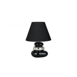 Asztali lámpa SALEM 1x40 W Ezüst, Fekete