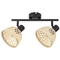RATTAN Spot mennyezeti lámpa E14 2X15W d:135mm