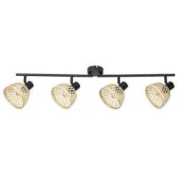 RATTAN Spot mennyezeti lámpa E14 4x15W d:135mm