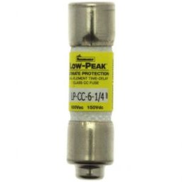 Fuse Link Cylindrical Lowpeak (Ul Standard), Cc (Time Delay) Rejection-Type, 600Vac/150Vdc, 6,25A LP-CC-6-1-4