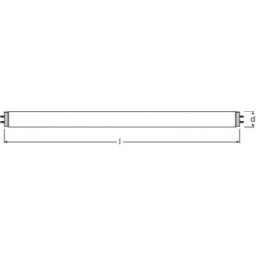 Kétsávos fénycső T8 6x3W BIOLUX T8 6500k 4050300270807