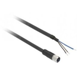 Pre Wired Connector M8 Female Straight 3