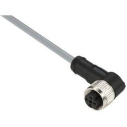 Pre Wired Connector, Pvc, Female, M12, 4