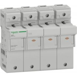 ACTI9 SBI Olvadóbiztosítós szakaszoló, 3P+N, 22x58mm, 660V-80A, 500V-100A A9GSB792