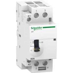 ACTI9 iCT40A kézi vezérlésű kontaktor, 60Hz, 2NO, 220-240VAC A9C21642