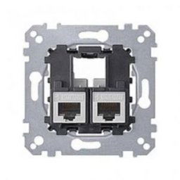 MERTEN 2xRJ45 Cat5e UTP aljzat MTN4575-0002 - Schneider Electric