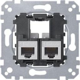 MERTEN 2xRJ45 Cat6 UTP aljzat MTN4576-0002 - Schneider Electric